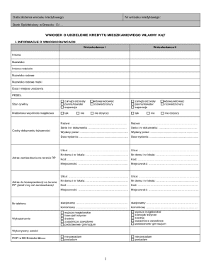 Mortgage Loan Application Form