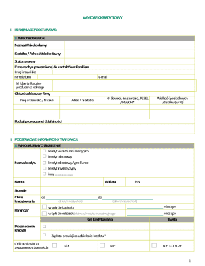 Polish Agricultural Loan Application