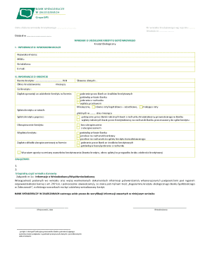 Polish Ecological Loan Application Form