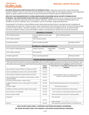 Illinois Financial Assistance Application