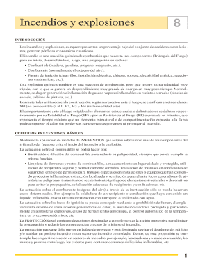Incendios y Explosiones Safety Checklist