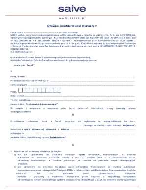 Medical Service Agreement