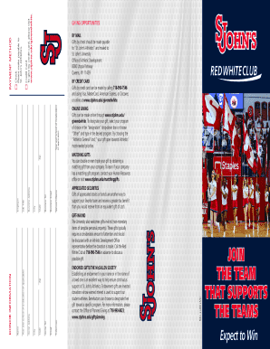 St. John's Athletics Donation Form