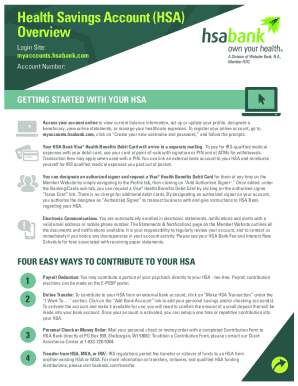 HSA Bank Account Guide