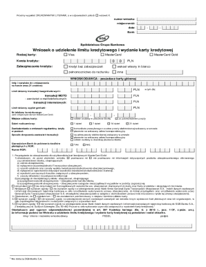 Credit Card Application Form