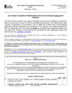 UK House Extension Permitted Development Checklist