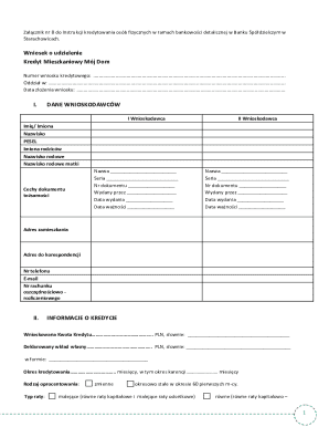 Mortgage Loan Application Form