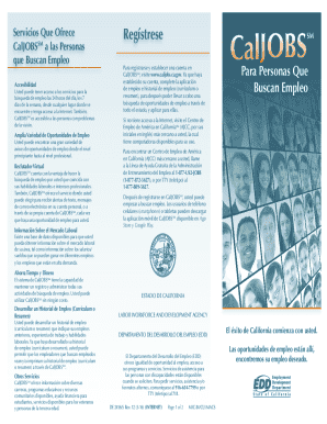 California Job Employment Application