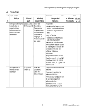 Gefährdungsbeurteilung für Kindertageseinrichtungen
