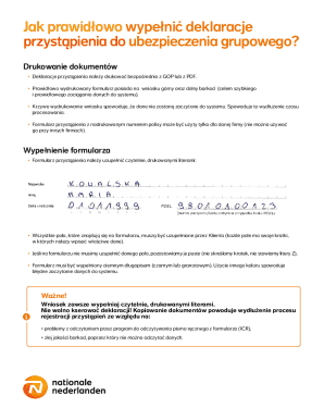 Group Insurance Enrollment Declaration