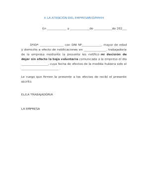 Employee Voluntary Resignation Revocation Letter