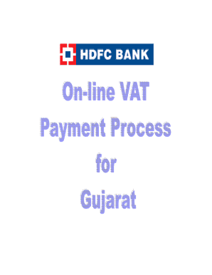 Gujarat VAT Payment Form
