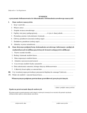 Teacher Professional Development Funding Application