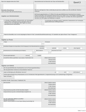 Gewerbe Abmeldung Form