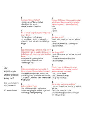 Folkekirkens Nødhjælp Quiz