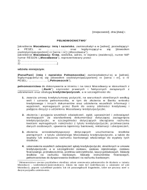 Power of Attorney for Loan