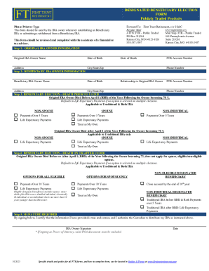 Designated Beneficiary Election Form