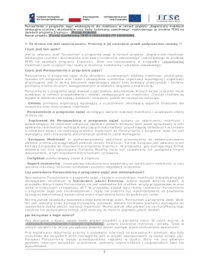 Erasmus+ Educational Mobility Agreement Template