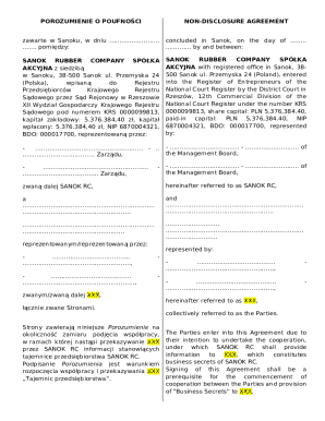 Non-Disclosure Agreement