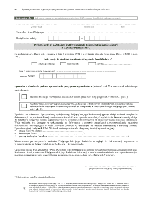 Polish Education System Exam Cancellation Notice