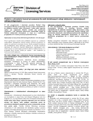 New York Temporary License Renewal Application