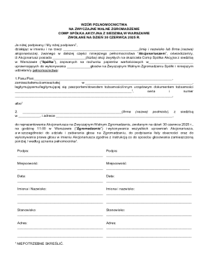 Proxy Form for Annual General Meeting