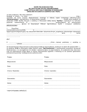 Proxy Form for Annual General Meeting