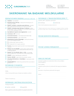 Medical Genetic Testing Consent Form