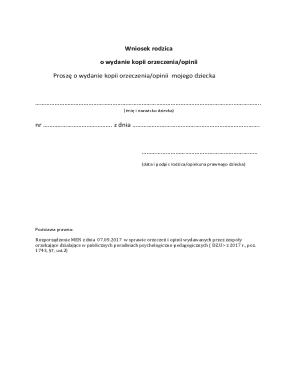 Parent Request for Child's Assessment Copy