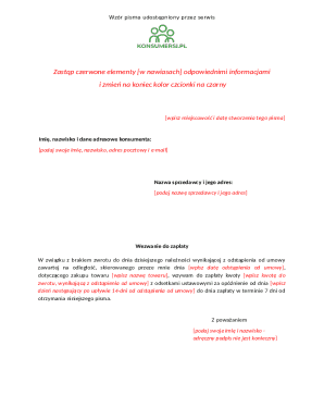 Consumer Payment Demand Letter