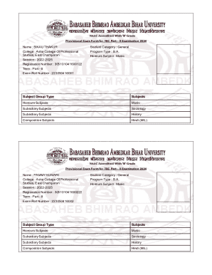 TDC Part II Examination Form 2024