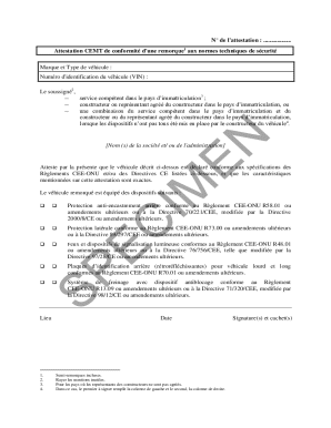 ECMT Certificate of Compliance for Trailers