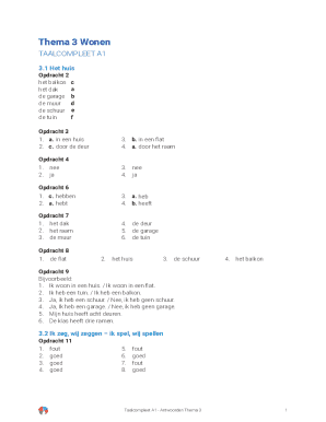 Dutch Language Learning Worksheet