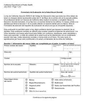 La ley de california (seccin 49452