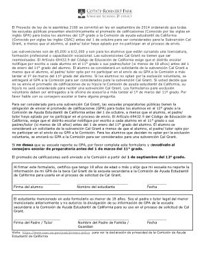 Cal grant opt-out formivytech charter scho