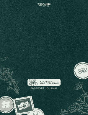 Kentucky Garden Trail Passport Journal