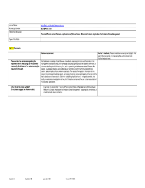 Research Article Review Form