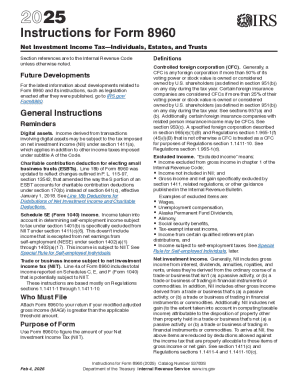 Form 8960 Instructions