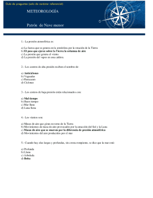 Banco de preguntas meteo patrn de nave menor