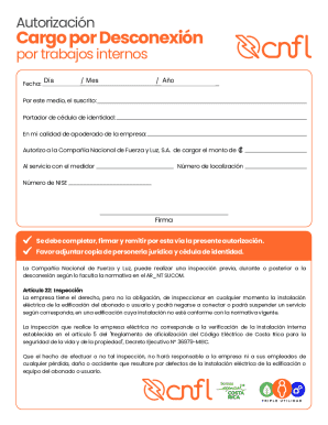 Cargo por desconexin