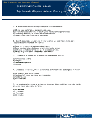 Supervivencia en la mar tripulante de mquinas de ...