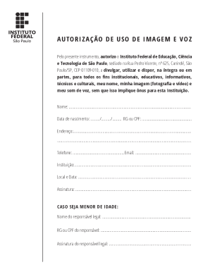 anexo mtermo de autorizao de uso de imagem e voz
