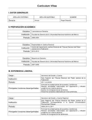 CURRICULUM VITAE PBLICO