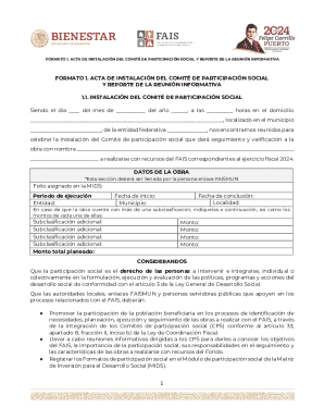 fps 1. acta de instalacin del comit de participacin social