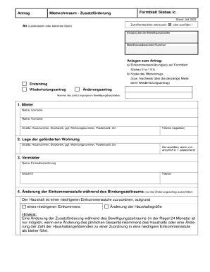 Einkommenserklrung Stabau III a