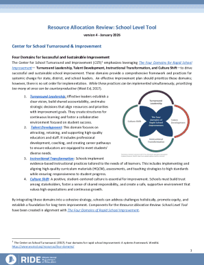 Strategies and Suggestions for Using the Four Domains for ...
