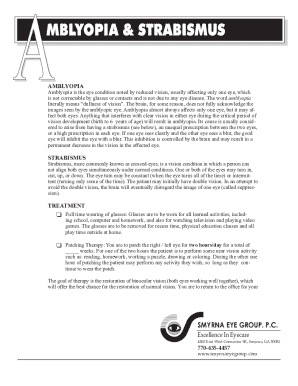Amblyopia (Lazy Eye) - National Eye Institute - NIH