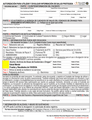 1 Instrucciones para completar la Autorizacin ...