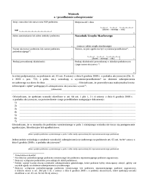 o / przeduenie zabezpieczenia*