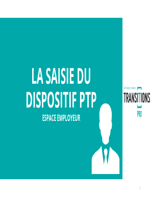 La saisie du dispositif PTP par l'employeur